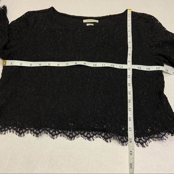 𝅺aritzia Babaton Lace Crop top long slv / Skirt Set - Picture 10 of 16